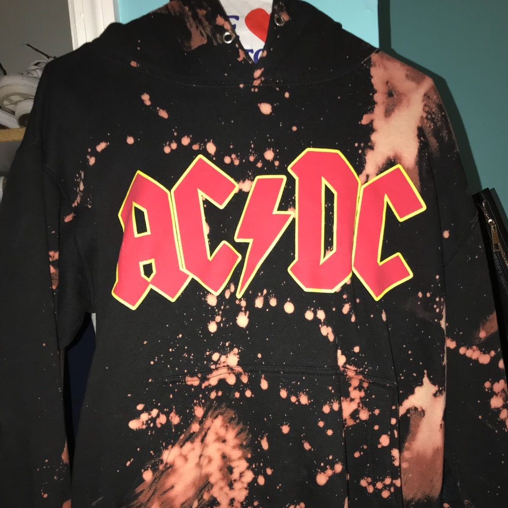 AC/DC Bleached Hoodie